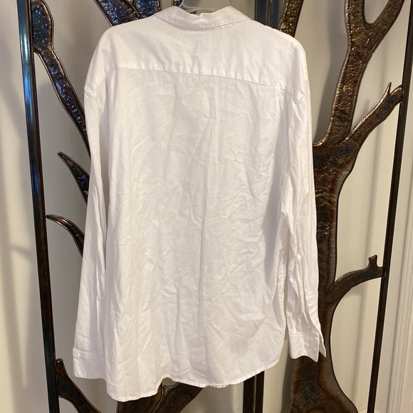 Mens XXL distinction Rio white button down shirt - Picture 3 of 3